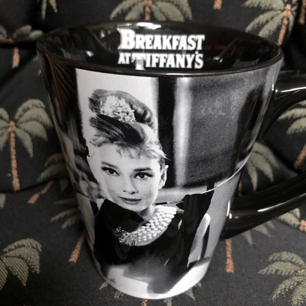 Breakfast at Tiffany’s Black Coffee Mug